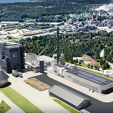 Rendering of emethanol facility.
